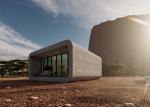 Prefabricated Garden Stuido Houselight Log Cabins With Light Steel Frame Cabin