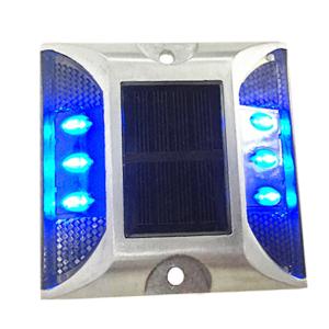 China solar cat eye aluminium swareflex fluorescent metal road stud wholesale