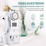 Customized Retro Wedding Audio Video Guestbook ABS Plastic Banquet Party Guest