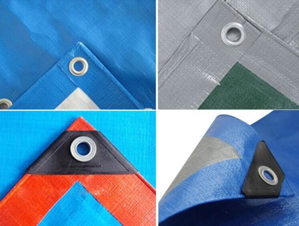 Waterproof Tarpaulin Sheet , Plastic Woven Polyethylene Laminated PE Tarpaulin