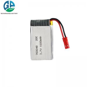 China IEC62133 Lithium Polymer Battery Pack 3.7v 20C Discharge Rate 903048 1000mah  Rc Helicopter Battery wholesale