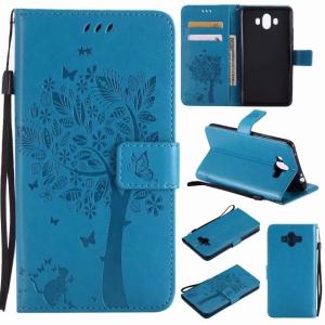 China Huawei Mate 10 Wallet Flip Leather Case Cover with Lucky Tree Embossed wholesale