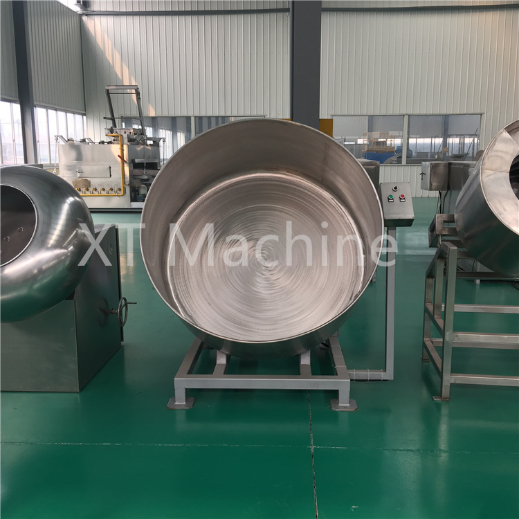 Automatic Rotary Peanut Coating Machine 0.55KW 380v 50hz for Hazel