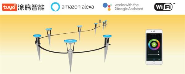 Smart Outdoor Mini Garden Spotlights
