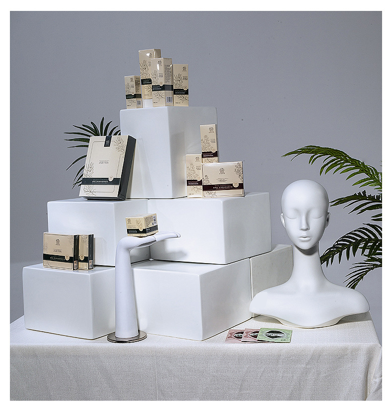 Fashion Female women head plastic white neck head mannequin