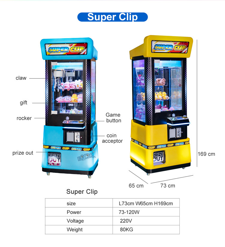 Commercial Full Size Claw Crane Machines Doll Theme House FEC Mall Toy Catcher Vending Arcade Machine