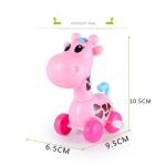 Easter Wind Up Toys Giraffe Flipping Walking Jumping Clockwork Bulk Toys PVC for