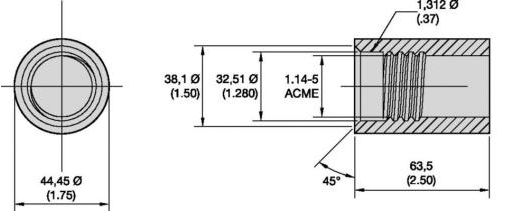 CP18 Weldable Heavy Duty Pilot Chuck Wear Resistant Pilot Holder For Rotary Drilling Rig