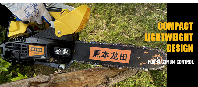 Garden Family Portable 2500 25cc Gasoline Chainsaw 12 Inch 900w