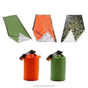 China 2024 Wholesale Compact Sack Waterproof Survival Bivy Thermal Emergency Sleeping Bags Emergency Rescue Equipment wholesale