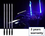 4 Feet Quick Disconnect 12V super bright king quad atv led whip light antenna