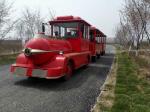 Regent Style Mini Electric Trackless Train With 42 Seats DC Motor Fashion Design