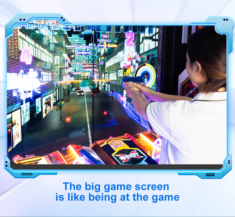 Amusement Machine Coin Operated Games Machine 2 Players Arcade Shooting Machine