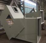 OEM Mineral Processing Equipments Carbon Steel Structure Transition Chute ASTM