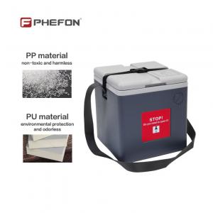 China PP PU Vaccine Cooler Box CE Vaccine Transport Cooler Grey on sale