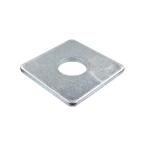 SS304 SS316 Square Lock Washer Bright Zinc Finish Square Hole Washer