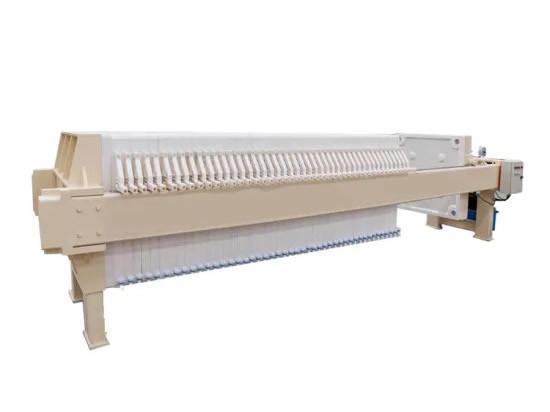 4kw Membrane Filter Press For Palm Oil Sunflower Coconut Oil Single Chamber