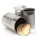 160mm Height Tinplate Food Tin Can For Fruits Vegetables Water Fish Soup Tomato