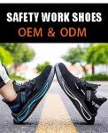 Wholesale Women Anti-smash Mesh Ladies Work Boots Steel Toe Safety Work Shoes