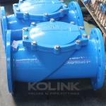 Rubber Flapper Swing Check Valve Ductle Iron GGG50 Non-return Valve