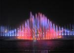 Color Change Outside Musical Water Fountain Stainless Steel Dancing Fountain On