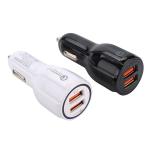 Quick QC3.0 Car Charger Wireless 2 USB Ports PC ABS Material 78*32*32mm