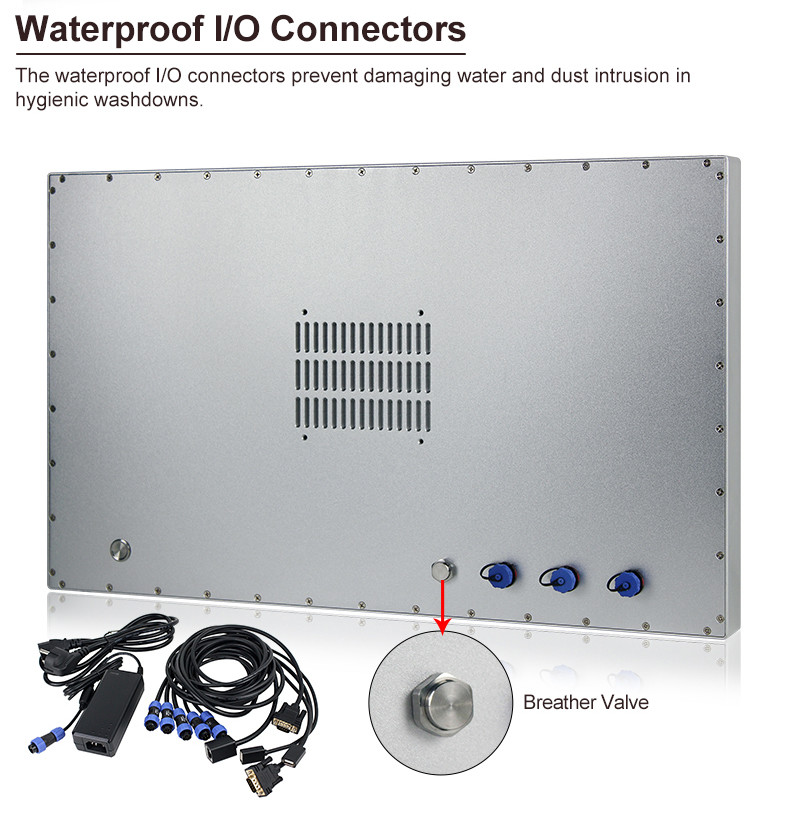 24 Inch HMI Touch Screen Panel Waterproof Industrial HMI Panel PC 4G RAM 32G SSD
