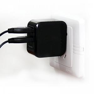 China Dual port USB travel charger  5V 4.8A(each port 2.4A max)   Black wholesale