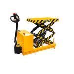1500kg Manual Scissor Lift Table Red Hydraulic Table Lift Cart