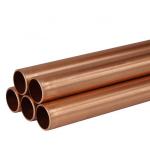 Straight Diameter 8mm Copper Pipe Tube C11000 C12200 Round Shape