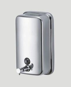 China Hospital Stainless Steel Manual Hand Soap Dispenser 1200ml Polish Finish wholesale