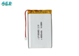 China Flat Rechargeable Lithium Ion Polymer Battery Pack 3.7 V 4000mAh For Medical Equipmen wholesale