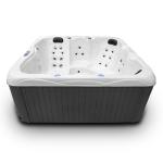Out Door Acrylic Massage Air Jets Whirlpool Hot Tubs With Underwater Led Light