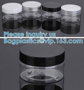 China Mini Canning Jars With Black Lids, glass storage jar container Cosmetic, Lotion, Cream, Makeup wholesale