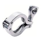 Industrial Tri Clover Clamp Fittings Mirror Polishing Double Bolt Pipe Clamps