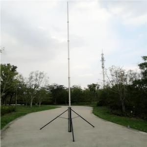 China 18M Aluminum Antenna Wifi Tower Portable Telescopic Mast Hand Push Up Pole wholesale