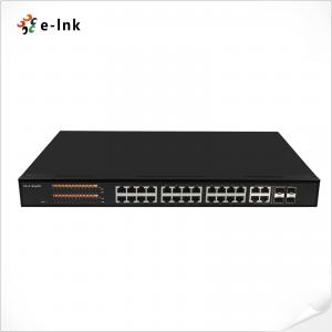 China 24 Port 802.3at PoE Ethernet Switch IPv6 Managed Network Switch\ on sale