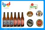 Colorful Metallised Plastic Film , Metallic Beer Label Paper For Non - Alcoholic