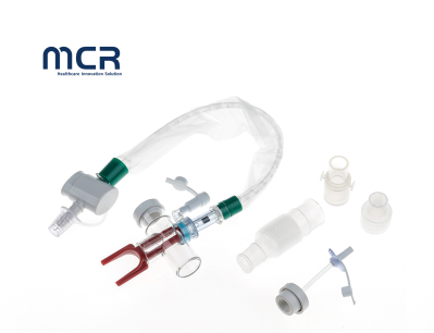 10Fr to 16Fr multi-specification T-connector MDI medication port closed suction catheter 600mm dedicated endotracheal intubation