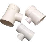 Y Tee Cross Pipe Fittings 0.2mpa For PVC Drainage Water Professional