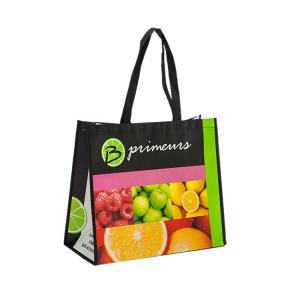 China PP Woven Eco Packaging Die Cut Reusable Laminated Shopping Bags wholesale