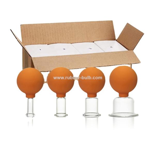Chinese medicine massage tool 4 PCS cellulite cups Silicone Cupping cup Vacuum