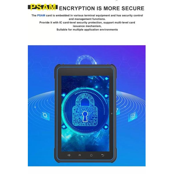 8 Inch Rugged Android Tablet with Integrated QR Code Scanning for Industrial Applications