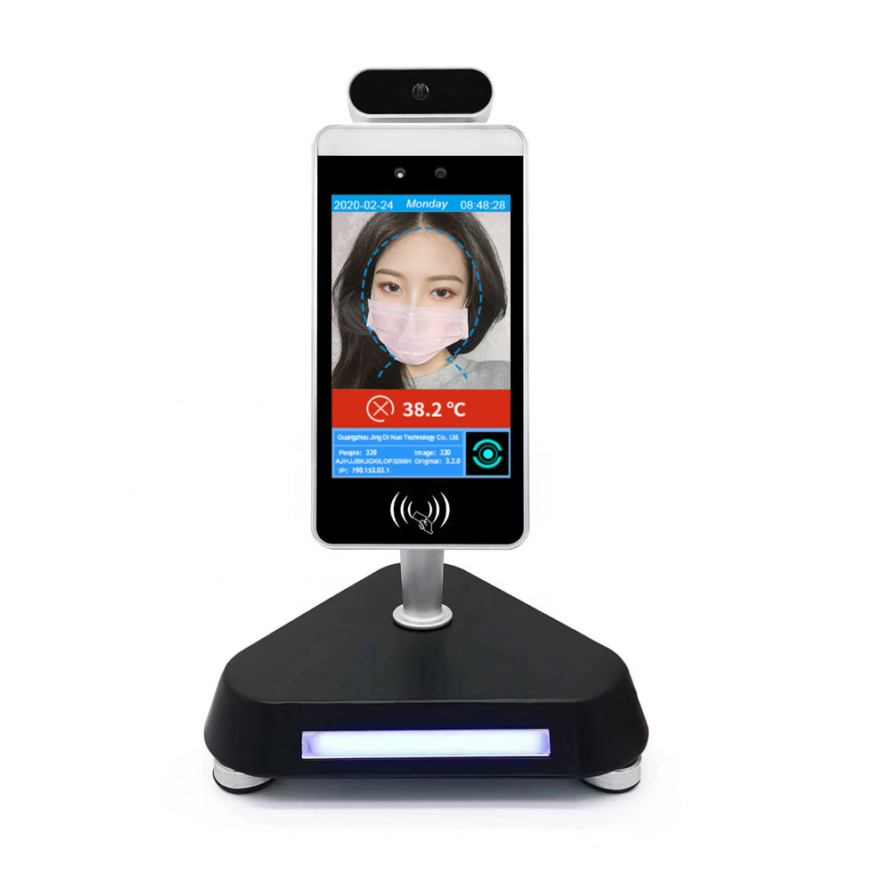 8 Inch IPS AI Face Thermal Imaging Thermometer With Face Recognition