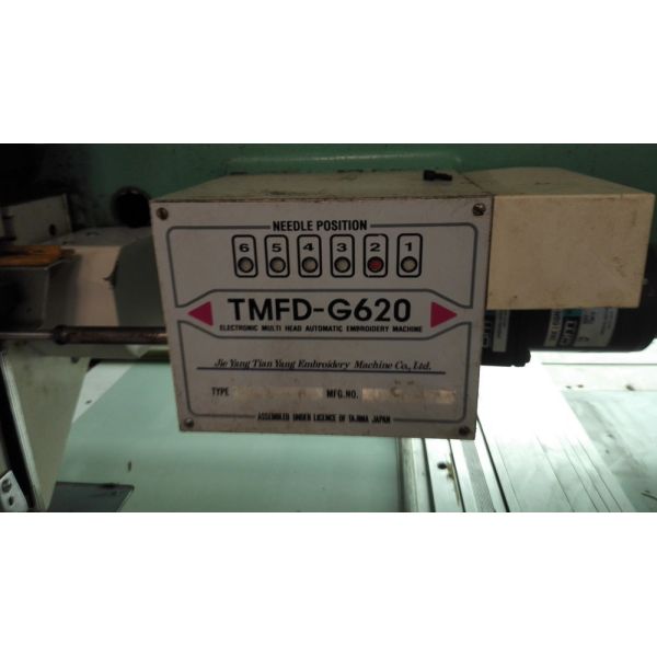 Second Hand Tajima Professional Embroidery Machine 20 Heads 6 Needles