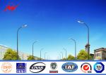 11m single arm hot dip galvanized steel pole for park lighting