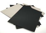 1.9mm Laminated Black Paperboard , Grey Back High Thickness Black Board