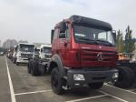 Red 380HP 10 Wheeler Trailer Head Truck 2.0 Inch Or 3.5 Inch Kingpin