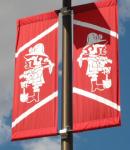 Advertising Fabric Hanging Banners Customized Trade Show Hanging Banners