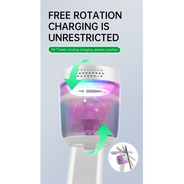 Qi2.2 5 in 1 Magnetic Wireless Charging Station with Bluetooth Speaker for iPhone, Android Phone, Apple Watch, AirPods